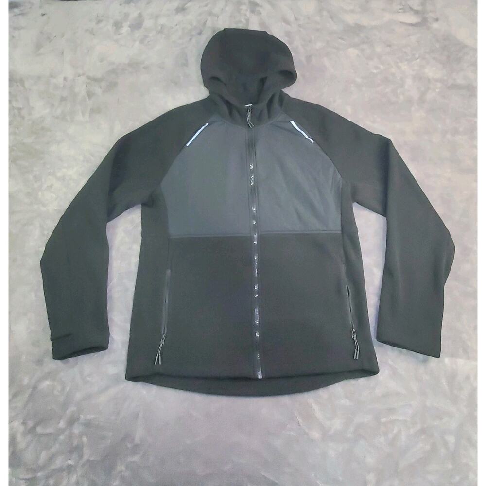 Asics Men's Size M Black Full Zip Hoodie Lightweight Jacket C29-7